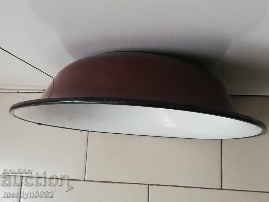 Enameled bowl basin with enamel from the mouth of the Bulgarian People's Republic - 5 Enameled bowl basin with enamel from the mouth of the Bulgarian People's Republic - 5