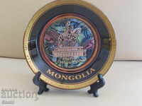Decorative plate from Mongolia