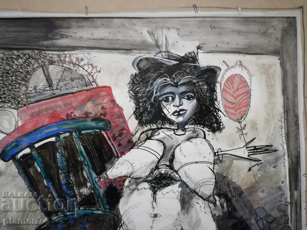 Drawing - ALONE