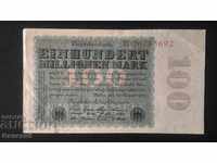 100.000.000 σημάδια 1923 Γερμανία