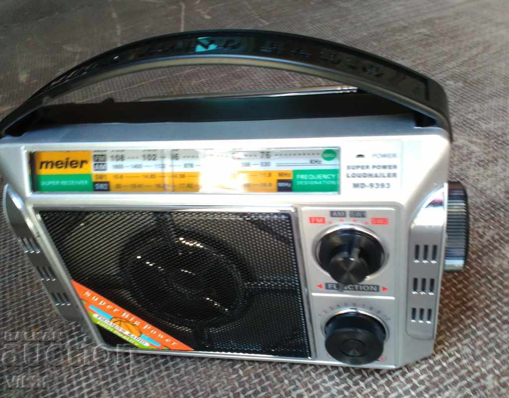 FM / AM / SW1 / SW2 Radio Meier MD-9393 USB * TFT - 6 FM / AM / SW1 / SW2 Radio Meier MD-9393 USB * TFT - 6