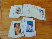 Erotic playing cards