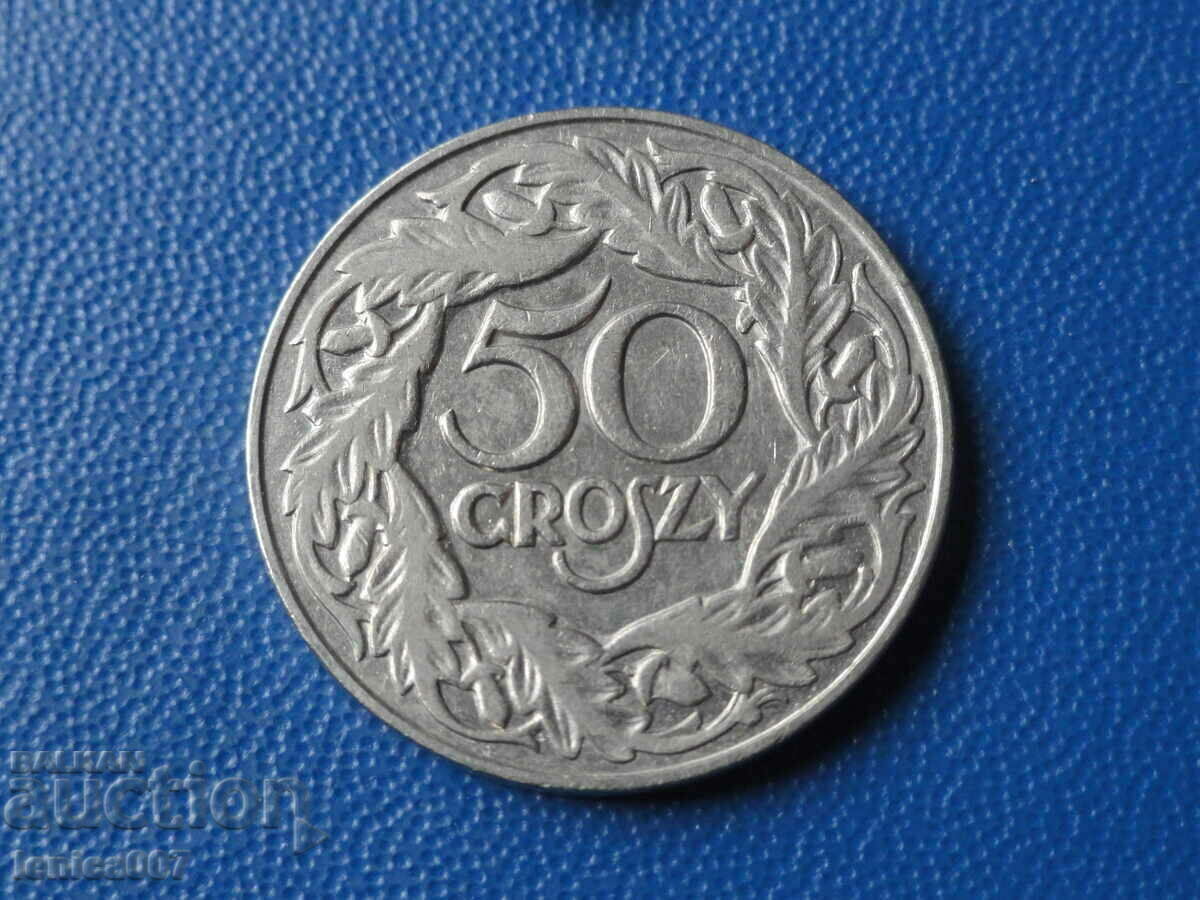 Poland 1923 - 50 groschen - 6 Poland 1923 - 50 groschen - 6