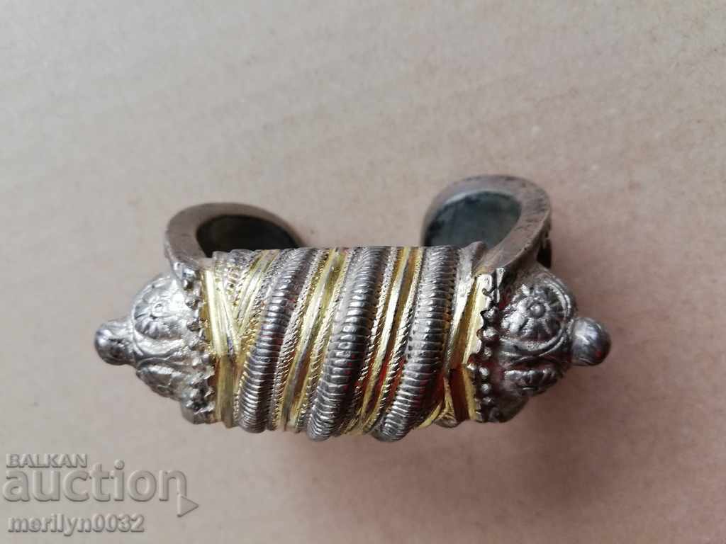 Auction Silver bracelet slingshot silver plating jewelry 160 grams Auction Silver bracelet slingshot silver plating jewelry 160 grams