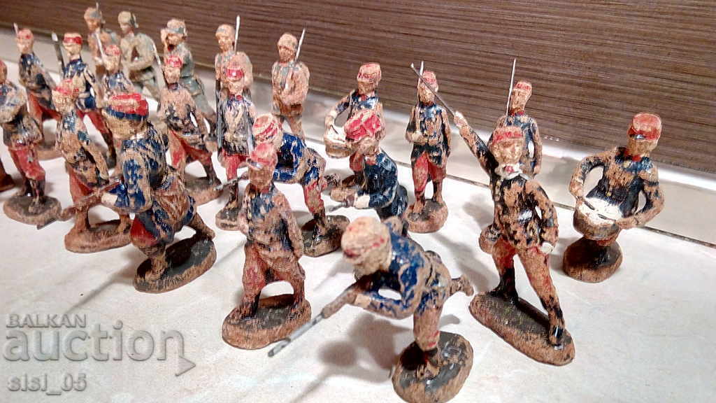 Figures soldiers Elastolin Germany Elastolin Grmany 23 pcs. with price 170.00 BGN | € 86.92 Figures soldiers Elastolin Germany Elastolin Grmany 23 pcs. with price 170.00 BGN | € 86.92