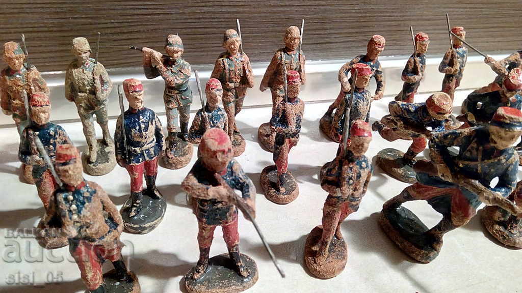 Delivery of Figures soldiers Elastolin Germany Elastolin Grmany 23 pcs. Delivery of Figures soldiers Elastolin Germany Elastolin Grmany 23 pcs.