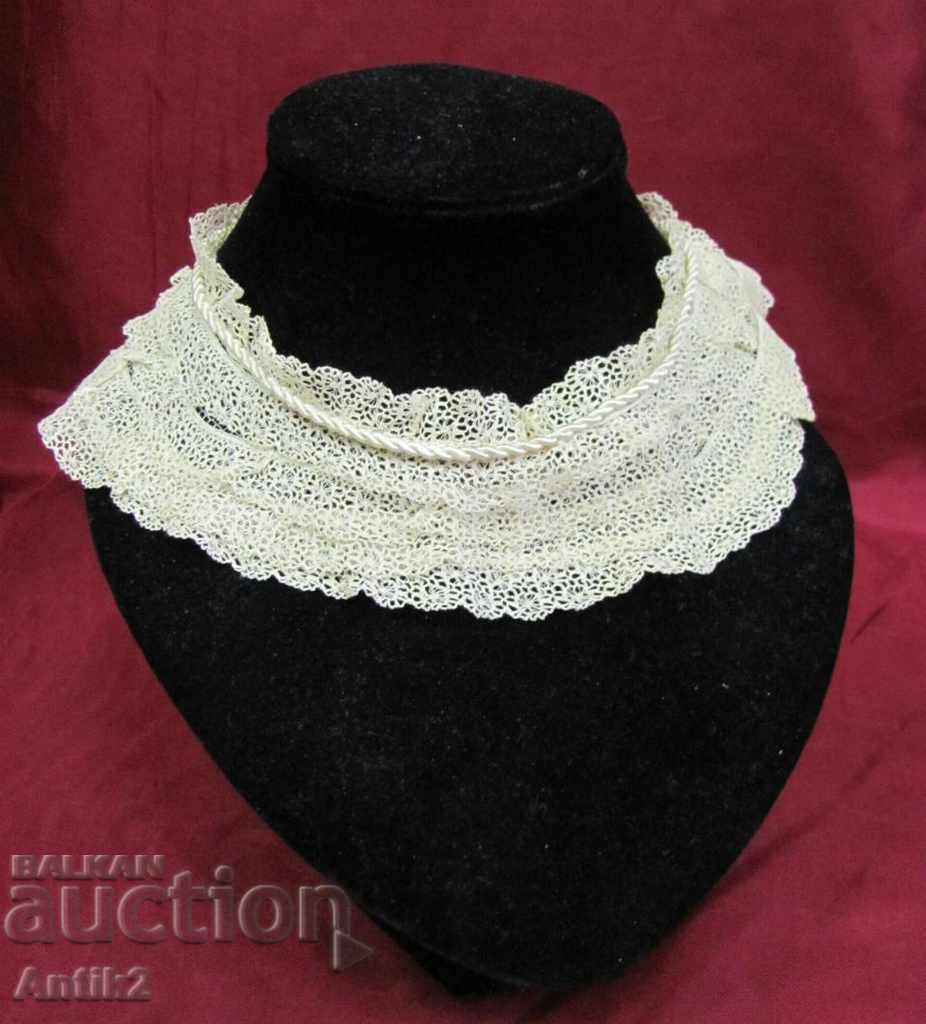 2 pieces of handmade women's collars - 5 2 pieces of handmade women's collars - 5