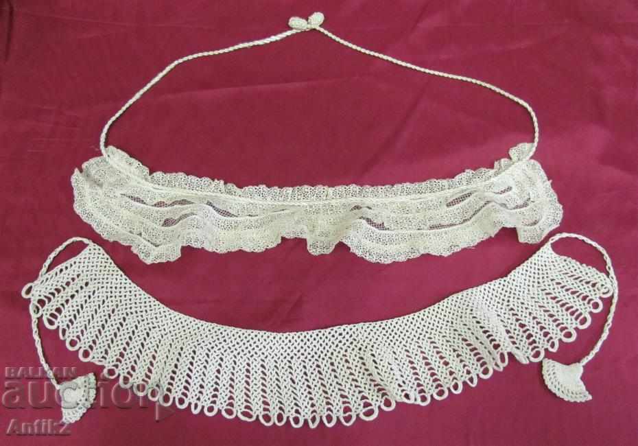 2 pieces of handmade women's collars - 7 2 pieces of handmade women's collars - 7