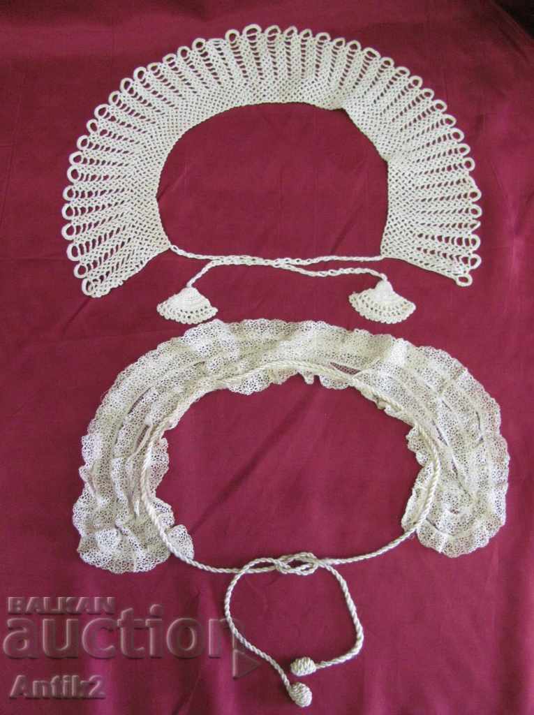 2 pieces of handmade women's collars
