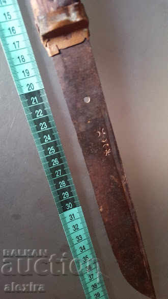 Delivery of a huge old haiddock forged knife Delivery of a huge old haiddock forged knife