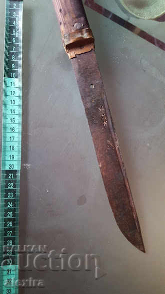 a huge old haiddock forged knife - 6 a huge old haiddock forged knife - 6