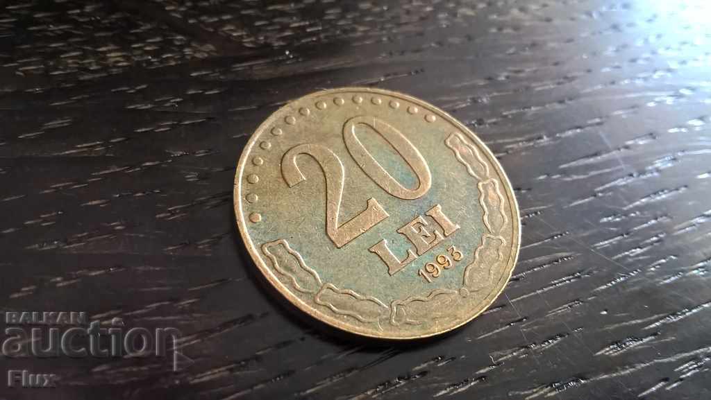 Coin - Romania - 20 lei | 1992