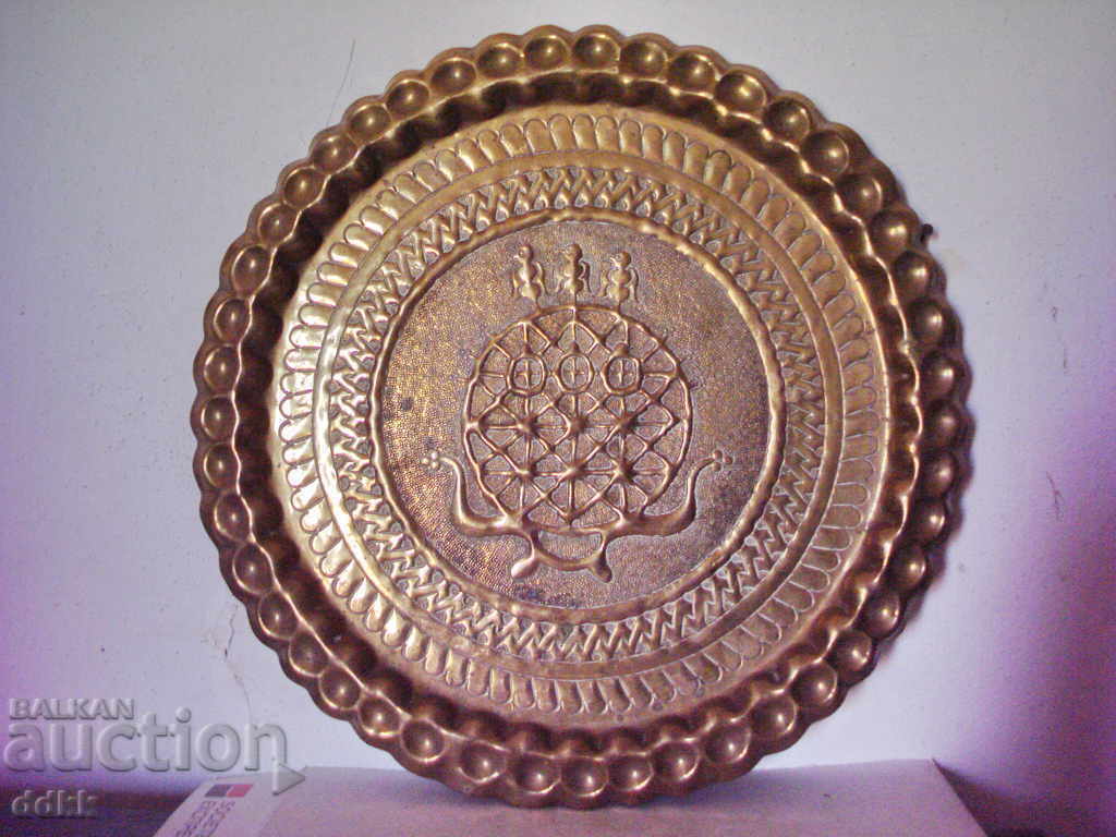 Old brass tray 4