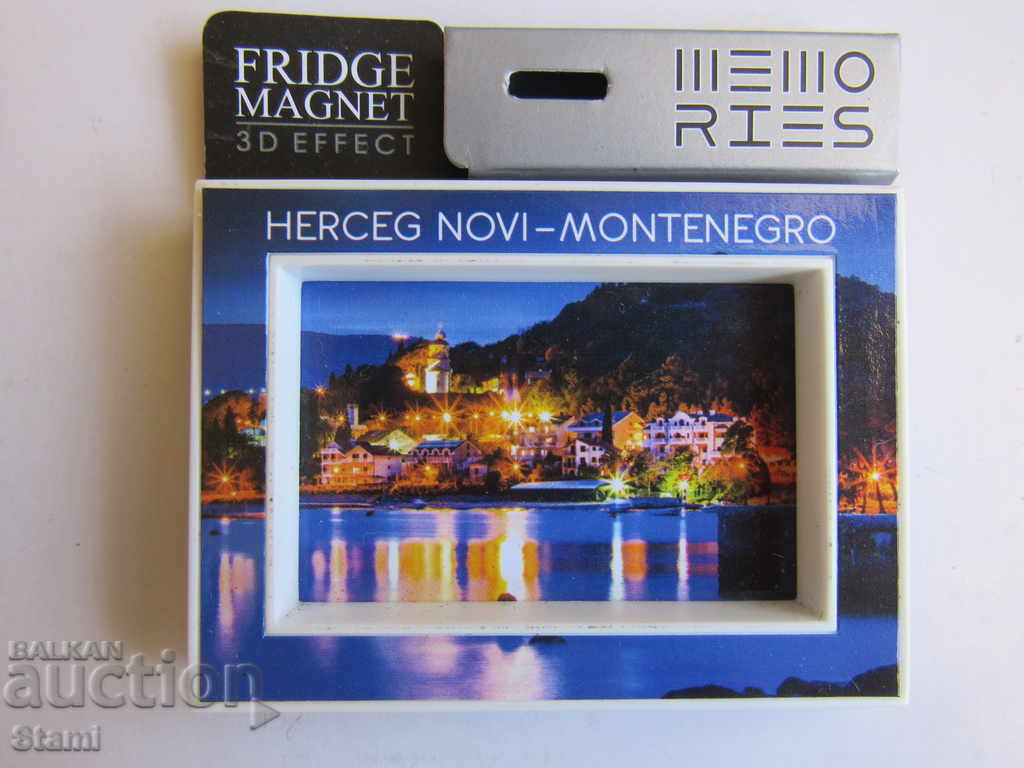Auction Authentic 3D Magnet from Montenegro, series-48 Auction Authentic 3D Magnet from Montenegro, series-48
