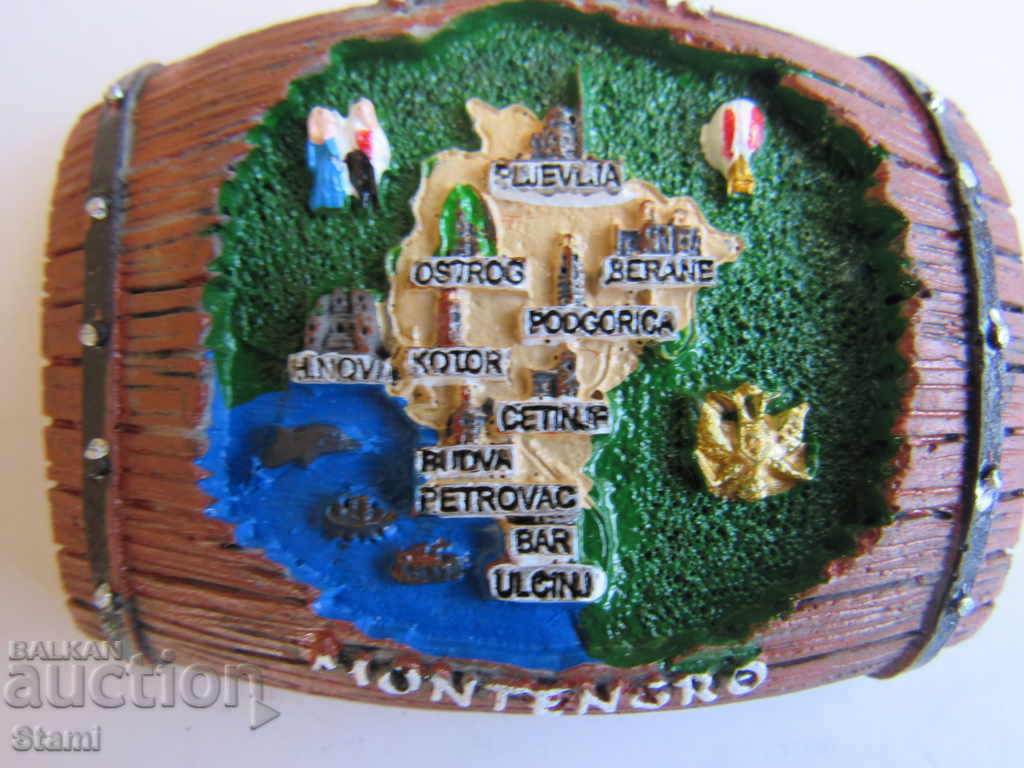 Αυθεντικός 3D μαγνήτης από το Μαυροβούνιο, σειρά-49 με τιμή 9.00 BGN | € 4.60