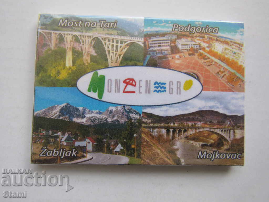 Auction Authentic magnet from Montenegro, series-54 Auction Authentic magnet from Montenegro, series-54
