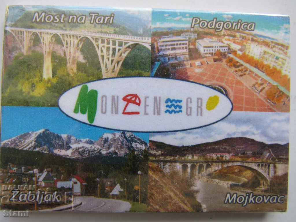 Автентичен магнит от Черна гора, серия-54