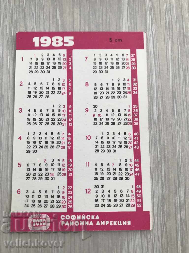 25134 Bulgaria calendar FSF Lokomotiv Sofia Basketball 1985 with price 2.00 BGN | € 1.02 25134 Bulgaria calendar FSF Lokomotiv Sofia Basketball 1985 with price 2.00 BGN | € 1.02