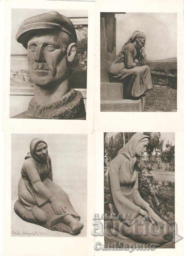 Auction Map Bulgaria Ivan Lazarov sculptor Album 9 pieces * Auction Map Bulgaria Ivan Lazarov sculptor Album 9 pieces *
