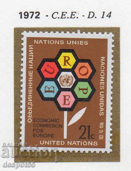 1972. ΟΗΕ στη Νέα Υόρκη. Οικονομική Επιτροπή για την Ευρώπη (E.S.E.).