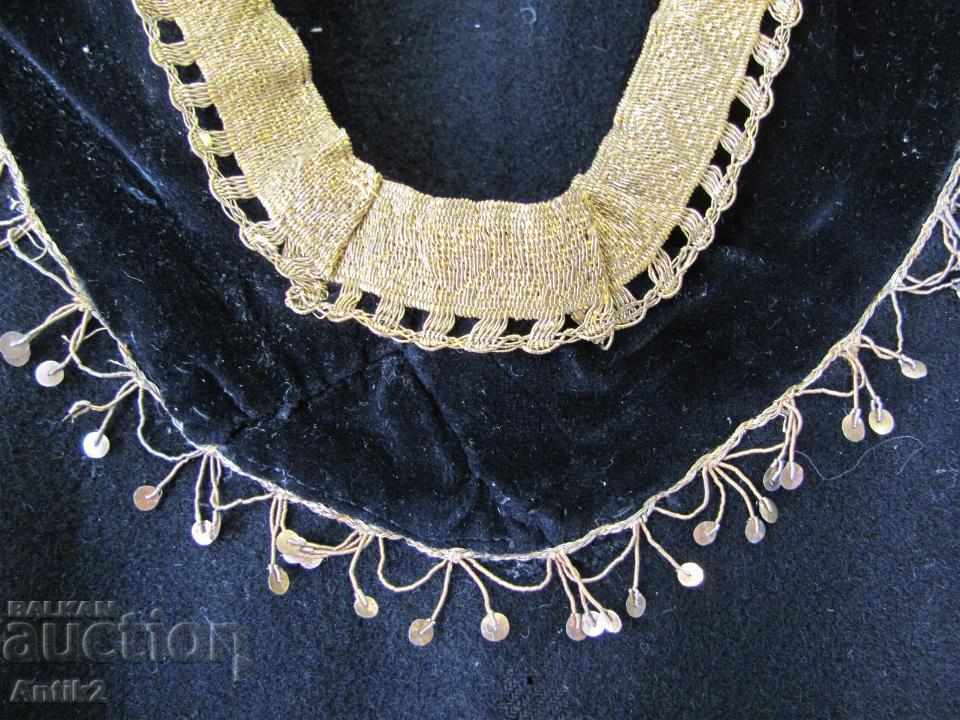 Auction 19th Century Women's Folk Art Costume with Gold Braid Auction 19th Century Women's Folk Art Costume with Gold Braid