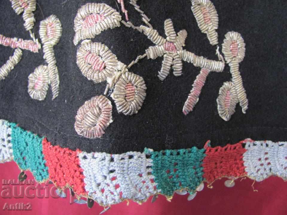 19th Century Women's Folk Art Costume with Gold Braid - 6 19th Century Women's Folk Art Costume with Gold Braid - 6