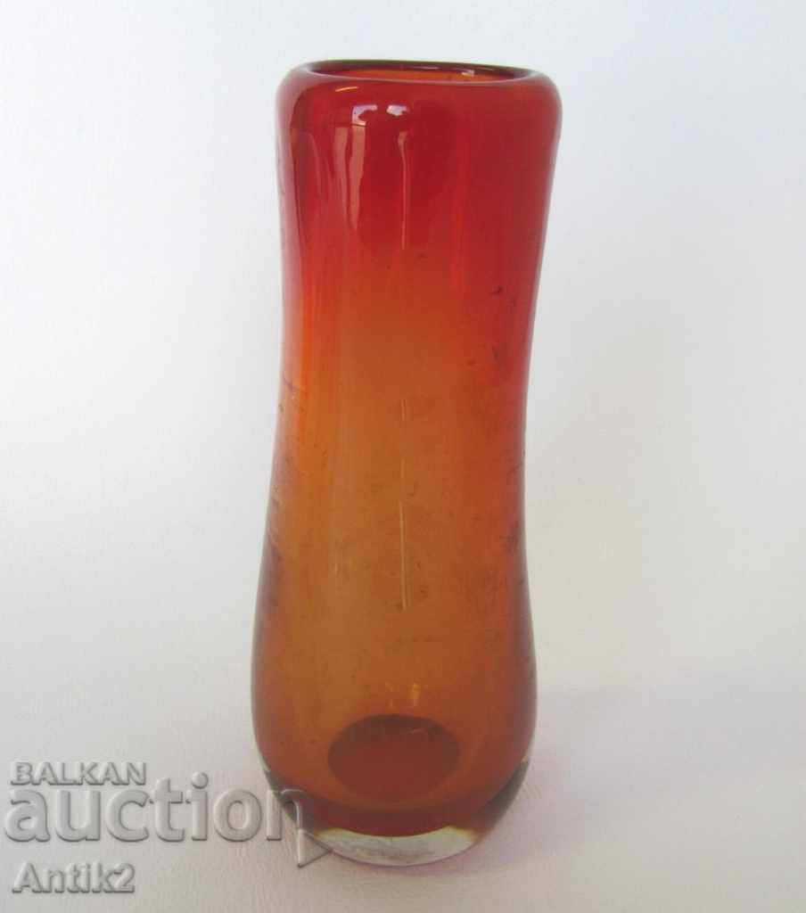 Crystal Glass Massive Vase - 7 Crystal Glass Massive Vase - 7