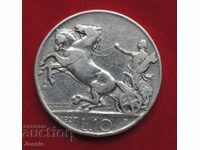 10 Lira 1927 BIGA ** Italy Silver COLLECTION QUALITY