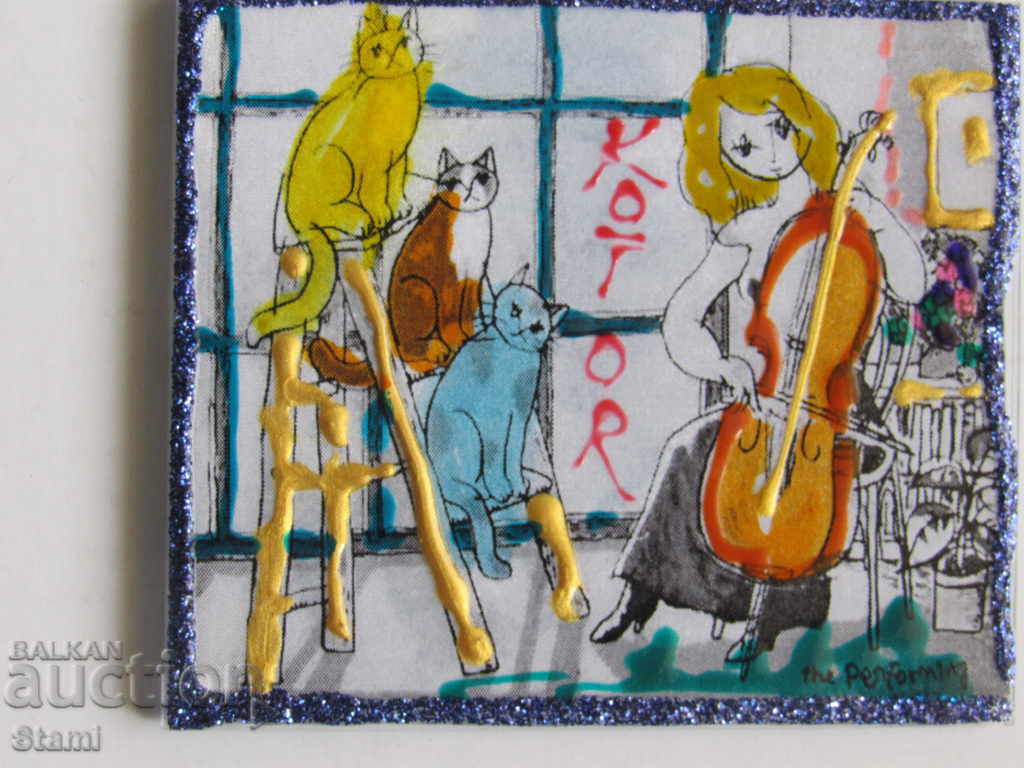 Delivery of Authentic hand-painted magnet from Montenegro, series-55 Delivery of Authentic hand-painted magnet from Montenegro, series-55