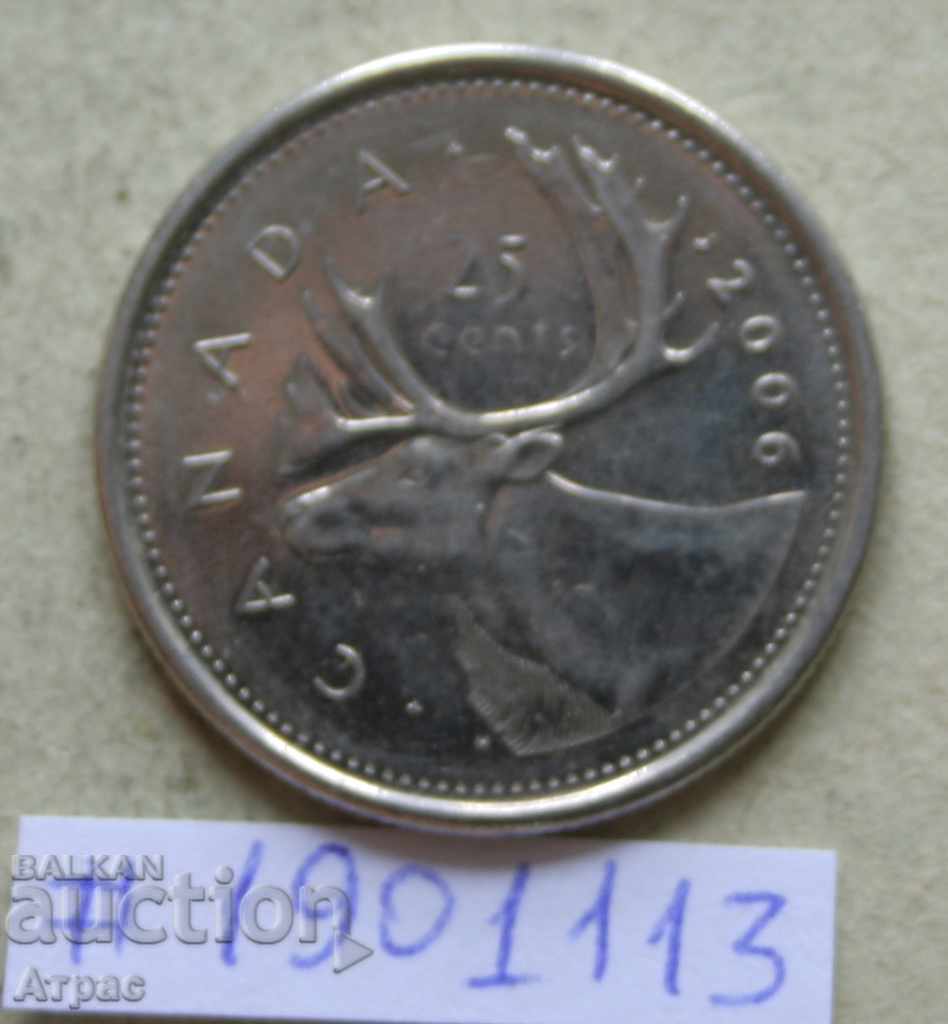 25 cents 2006 Canada
