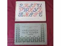 The 30 Old Embroidery Album 2 pieces D.M.C