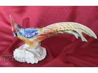 Old Porcelain Figure Parrot