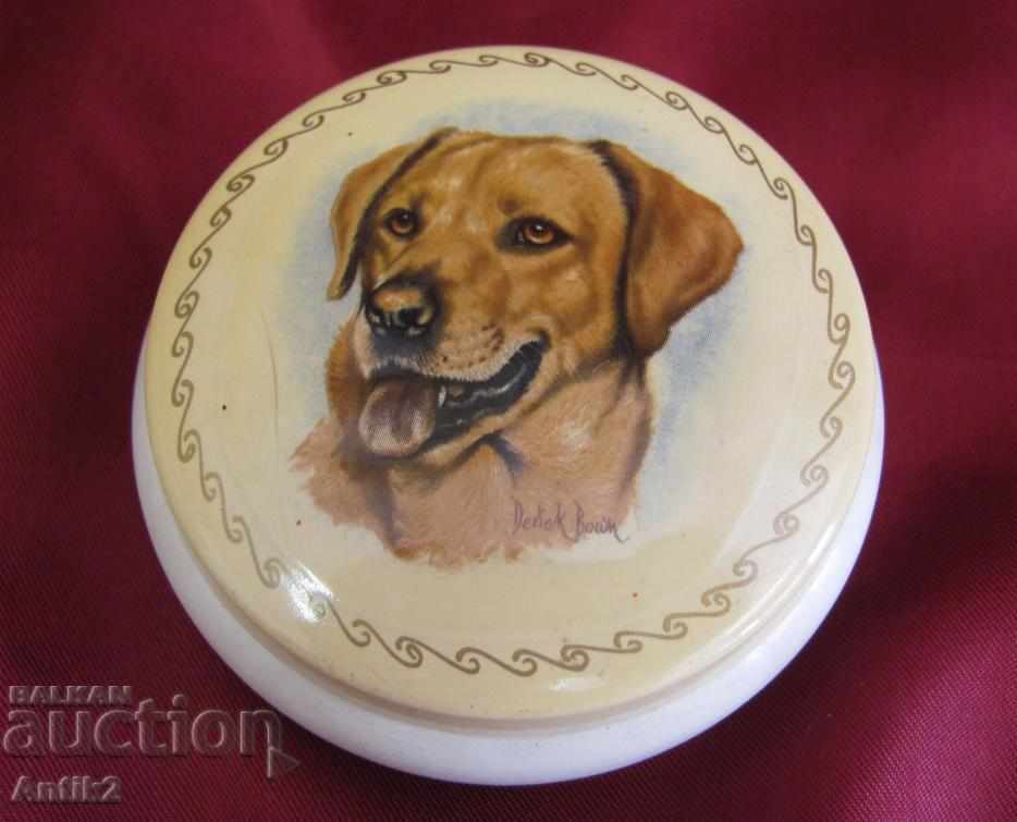 Auction Old Metal Jewelry Box Signed Auction Old Metal Jewelry Box Signed