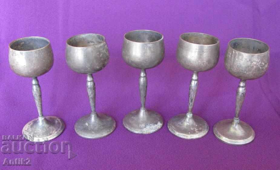 Delivery of Set of Folded Cups 5 pieces W.M.F