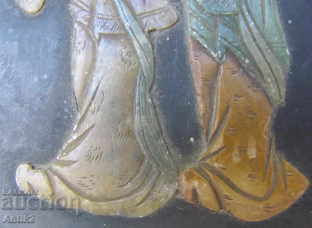 19th century Japanese Wooden Box of mother of pearl and nephrite - 7 19th century Japanese Wooden Box of mother of pearl and nephrite - 7