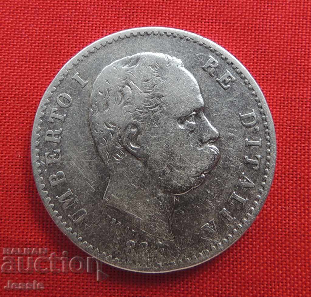 1 lira 1884 Italia argint cu preț € 20.15 | 39.41 BGN 1 lira 1884 Italia argint cu preț € 20.15 | 39.41 BGN