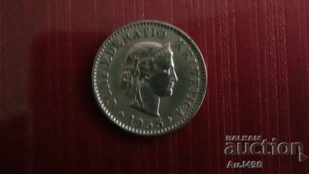 5 RAPPEN 1955 HELVETICA (AU) * - 5 5 RAPPEN 1955 HELVETICA (AU) * - 5