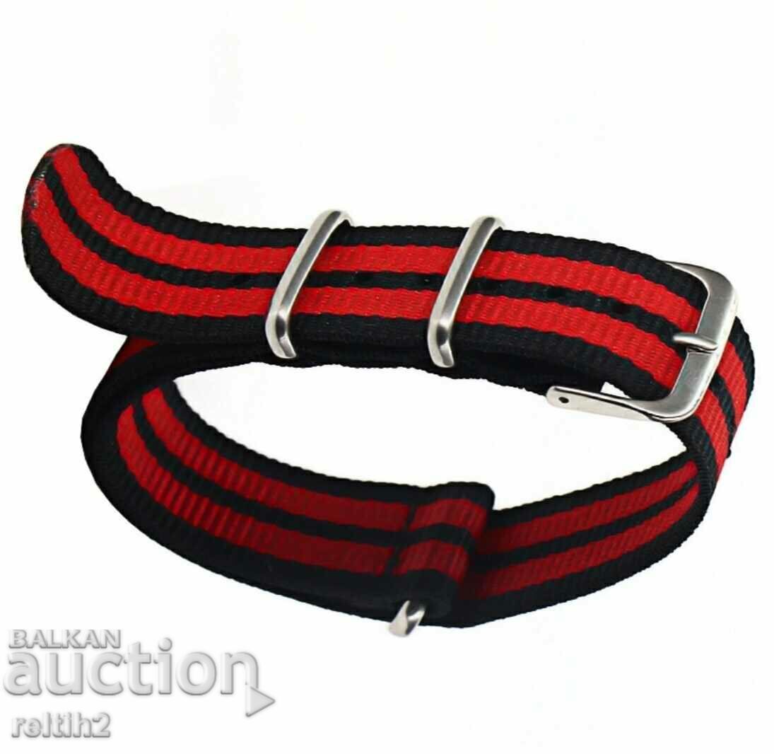 Textile strap 18mm Nato with price 16.00 BGN | € 8.18 Textile strap 18mm Nato with price 16.00 BGN | € 8.18