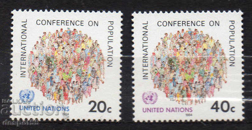 1984. UN-New York. Conferința internațională privind fertilitatea.