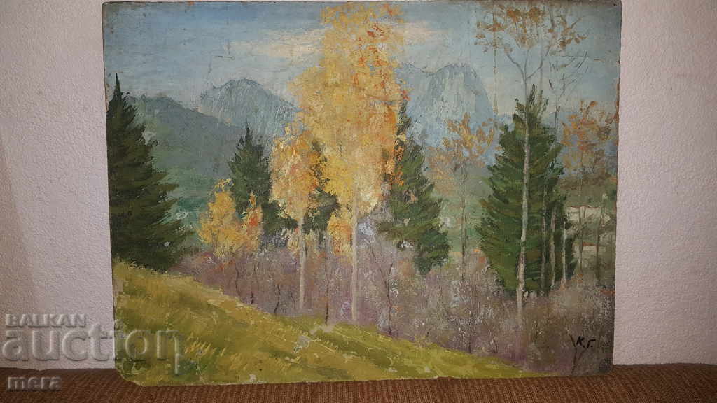 An old painting with price 130.00 BGN | € 66.47 An old painting with price 130.00 BGN | € 66.47