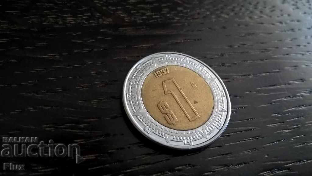 Coin - Mexico - 1 peso 1997