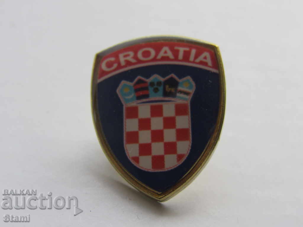 Badge - Croatian emblem with price 6.60 BGN | € 3.37 Badge - Croatian emblem with price 6.60 BGN | € 3.37