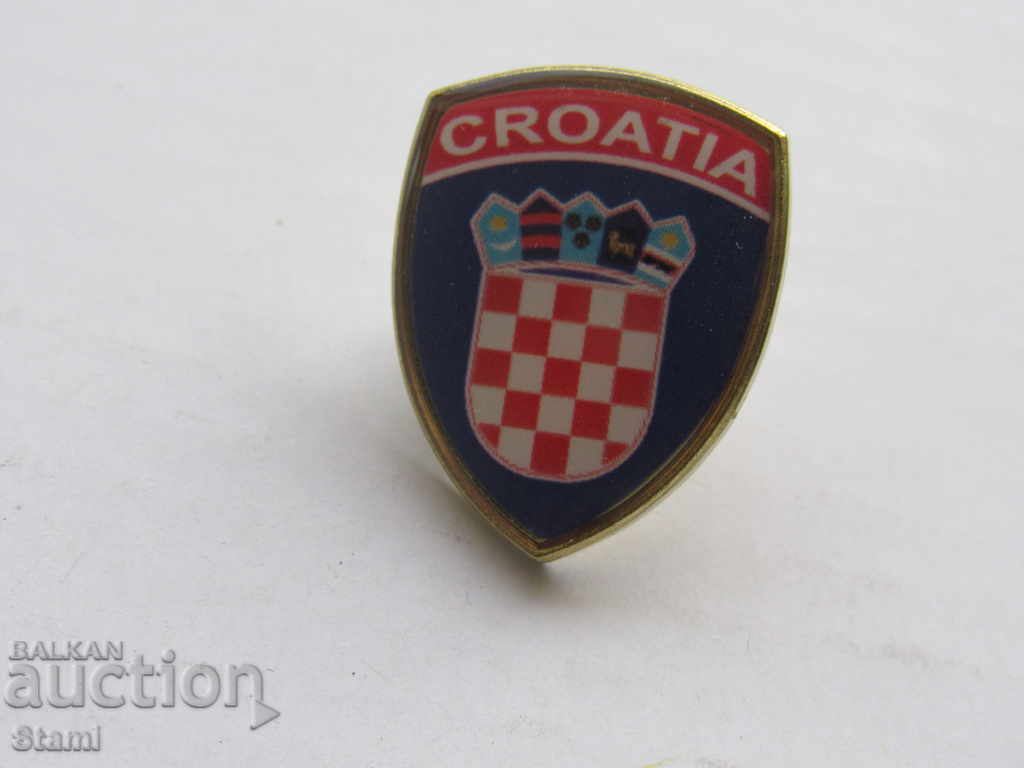 Auction Badge - Croatian emblem Auction Badge - Croatian emblem