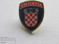 Значка - емблема на  Хърватска