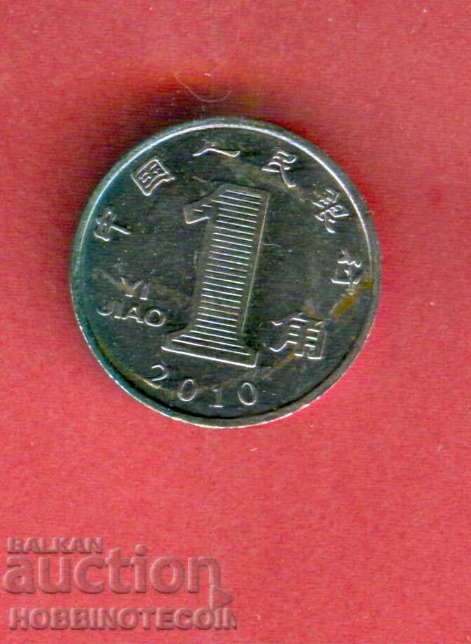 CHINA 1 Jiao emission 2010