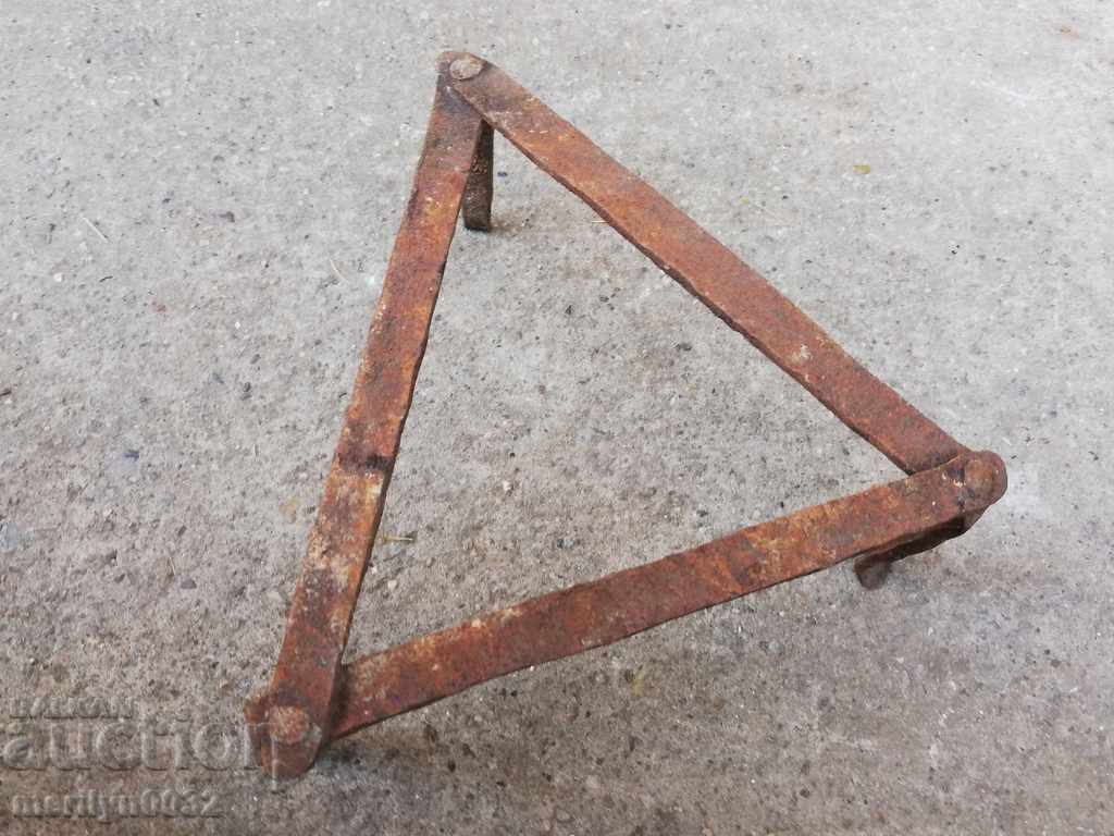 Auction An old forged sack, fireplace, grill, wrought iron Auction An old forged sack, fireplace, grill, wrought iron