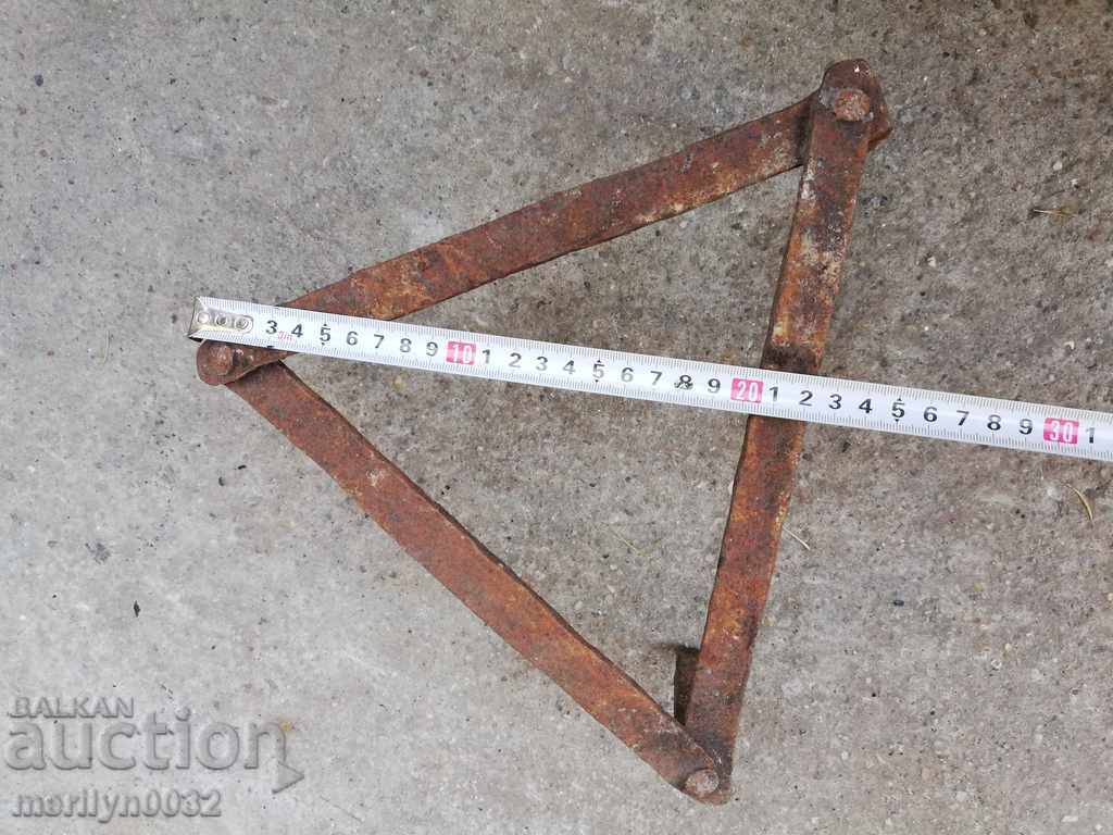 An old forged sack, fireplace, grill, wrought iron - 6 An old forged sack, fireplace, grill, wrought iron - 6