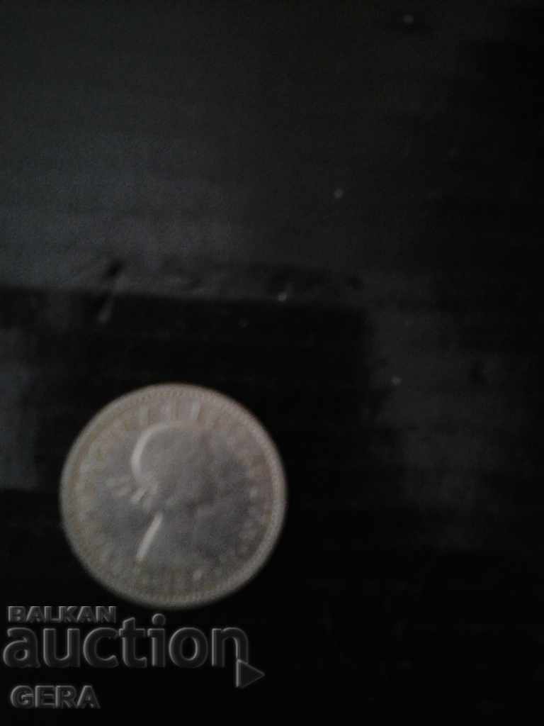 монета 1 шилинг Англия