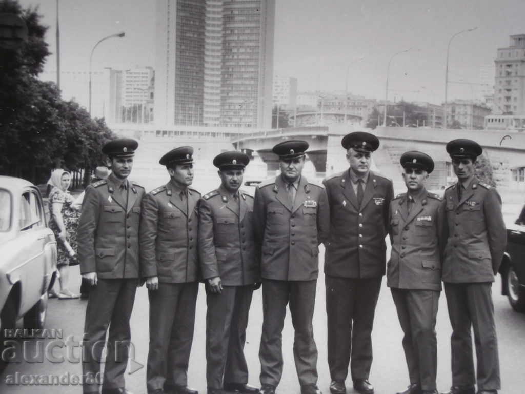 Auction General Delcho Simov, Colonel Verbitsky, Moscow, 1973. three pictures Auction General Delcho Simov, Colonel Verbitsky, Moscow, 1973. three pictures