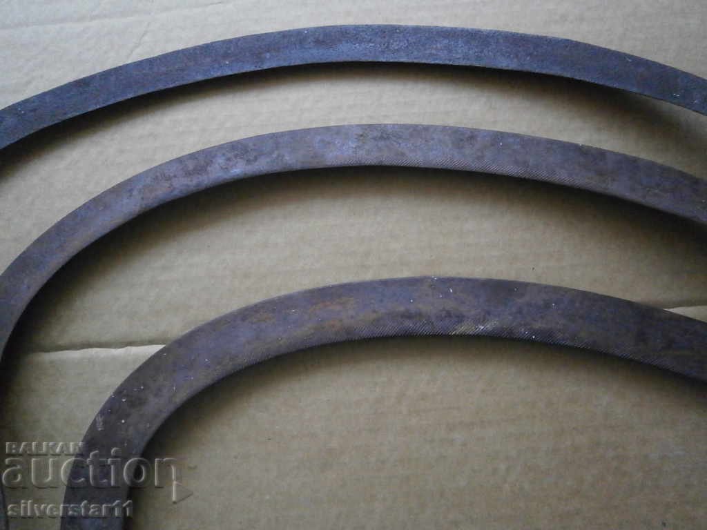 Old forged sickle antique tool 100% authentic lot 3 pieces - 6 Old forged sickle antique tool 100% authentic lot 3 pieces - 6
